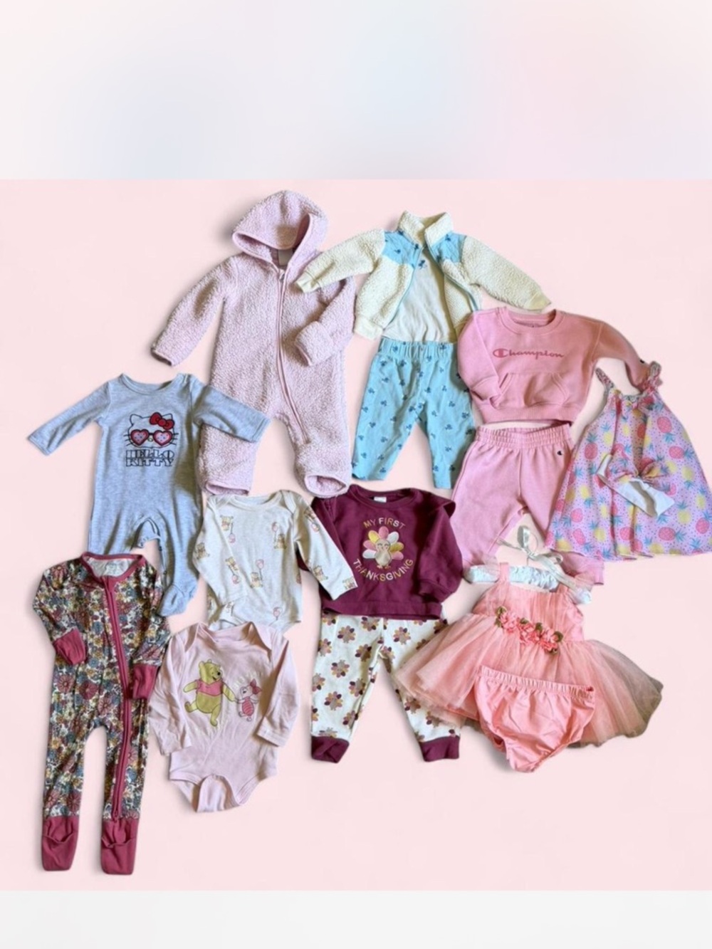 6mo Baby Girl Matching Sets